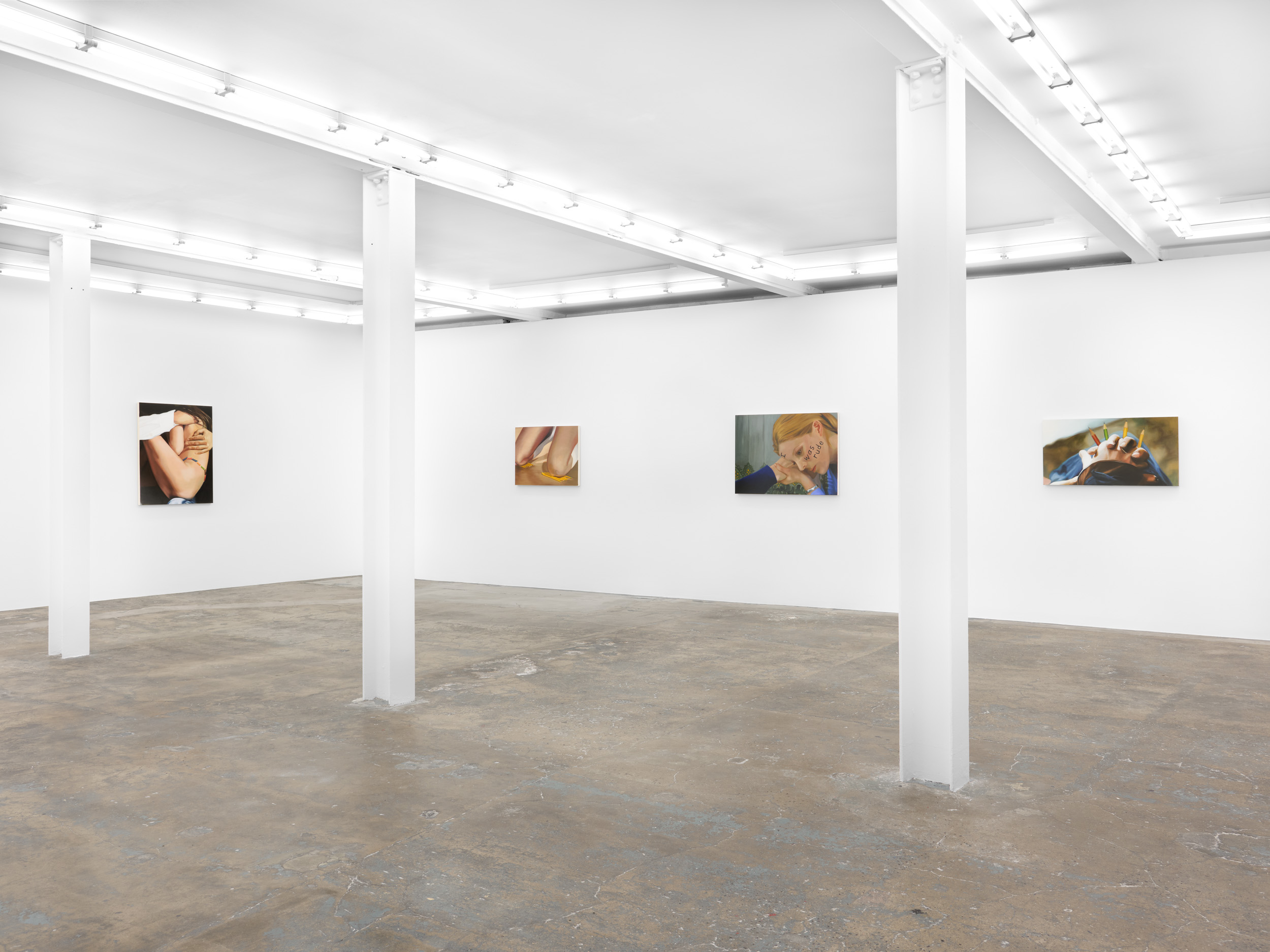 <p><em>Woman with a juice box</em></p>